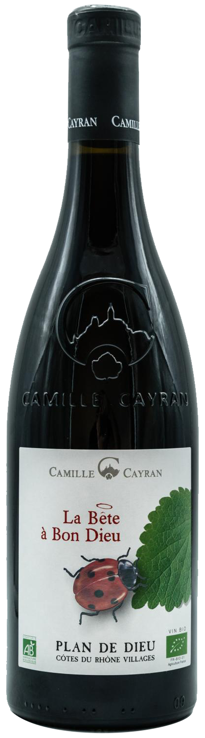 La Bête à Bon Dieu, Côte du Rhône Villages Plan de Dieu 2018 BIO, Cave de Cairanne